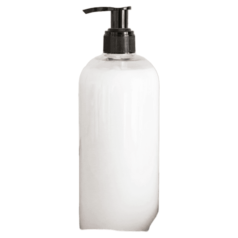 Frasco branco de condicionador
